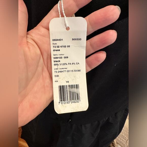 Akris punto Taffeta & Jersey Fit & Flare Midi Dress - Picture 10 of 13